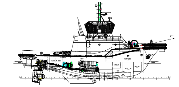 4400BHP Anchor Handling Tug Supply Vessel (AHTS)