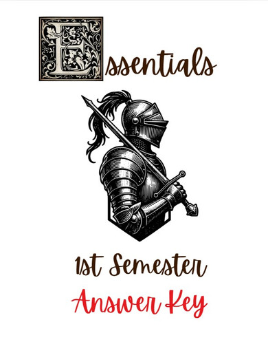 First Semester Essentials Essentials Workbook ANSWER KEY - 1st Semester | Stick In The Glitter