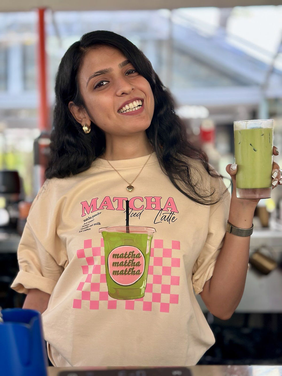 Thumbnail: 'Matcha Latte' Oversized Tshirt