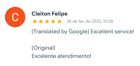 depoimento de um cliente da empresa