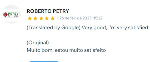 depoimento de um cliente da empresa