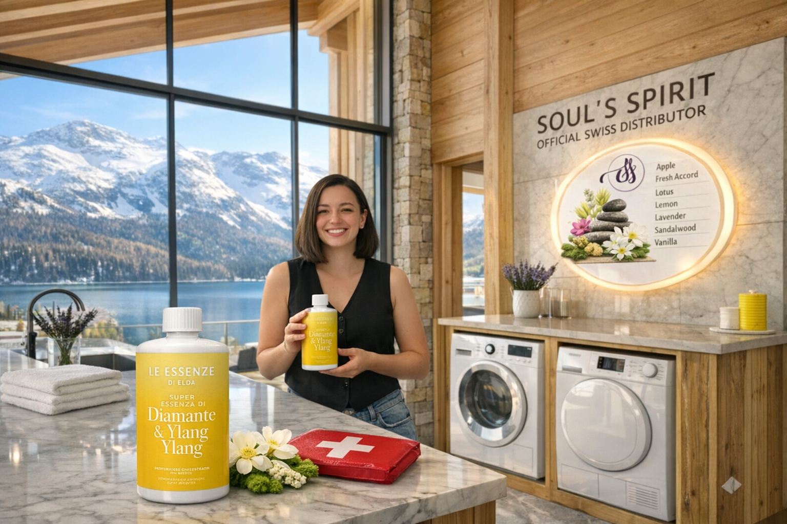 Super Essenza Diamante & Ylang ylang - Laundry freshener