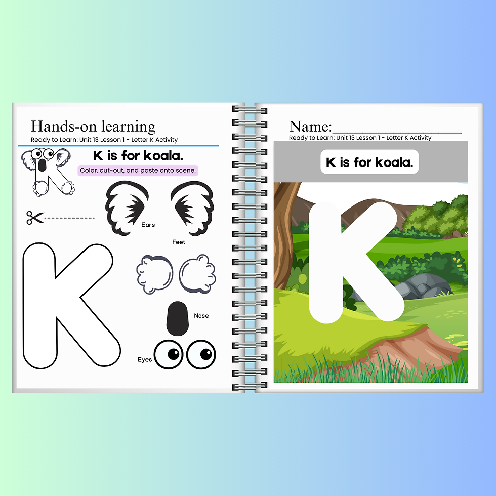 Thumbnail: Cut-and-Paste Letter Activities – Alphabet Craft Workbook for Preschoolers
