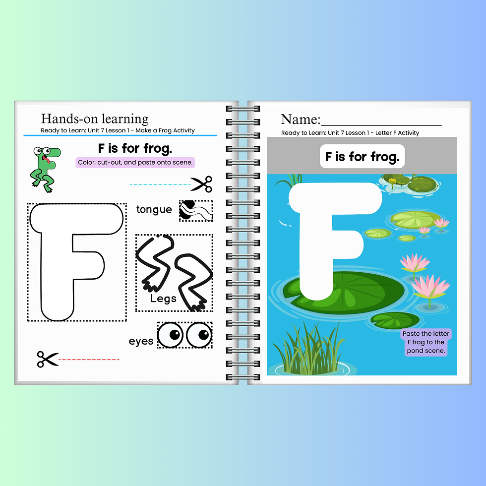 Thumbnail: Cut-and-Paste Letter Activities – Alphabet Craft Workbook for Preschoolers