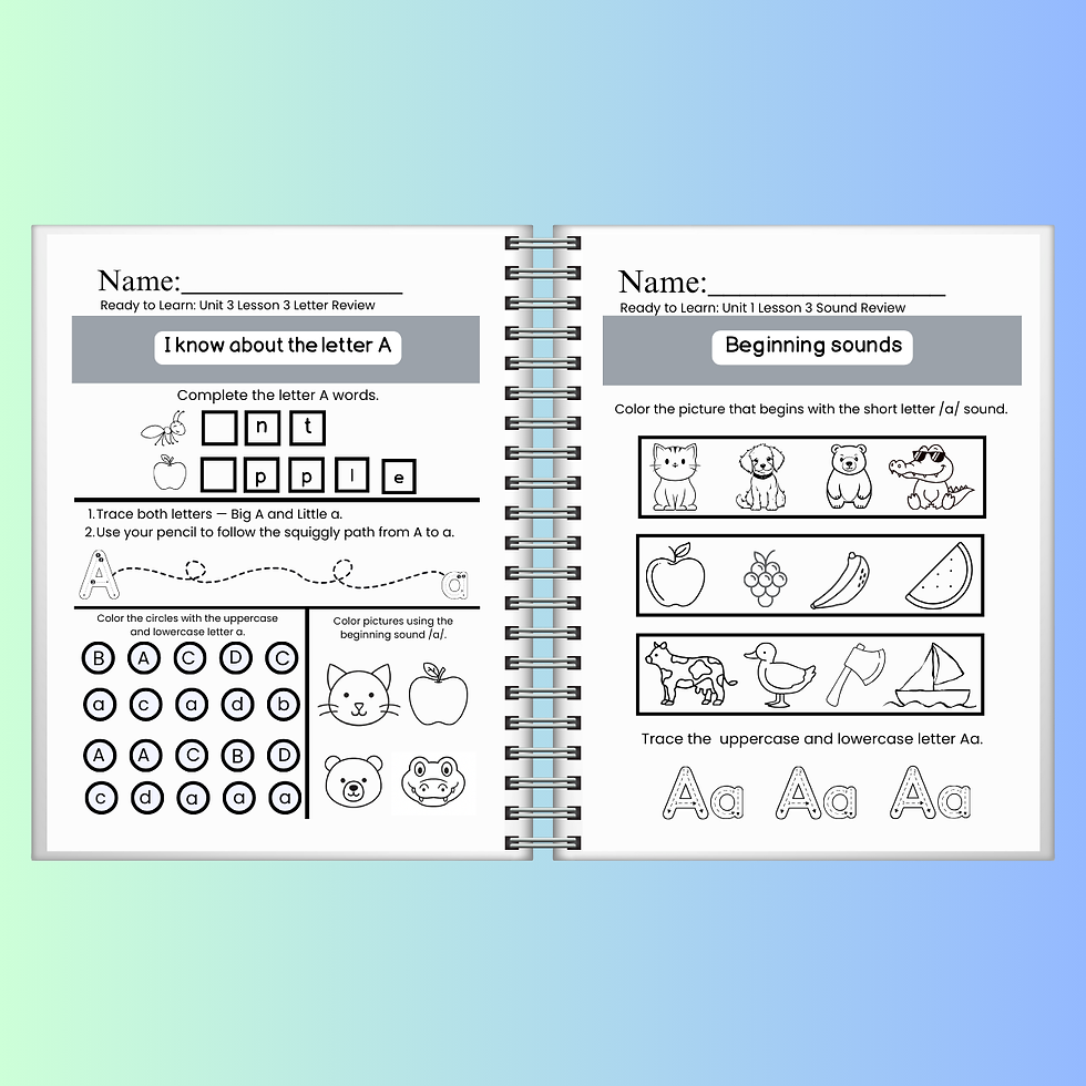 Thumbnail: Ready-to-Learn Letters A-Z Core Student Workbook