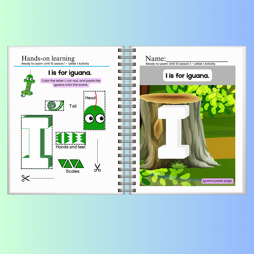 Thumbnail: Cut-and-Paste Letter Activities – Alphabet Craft Workbook for Preschoolers