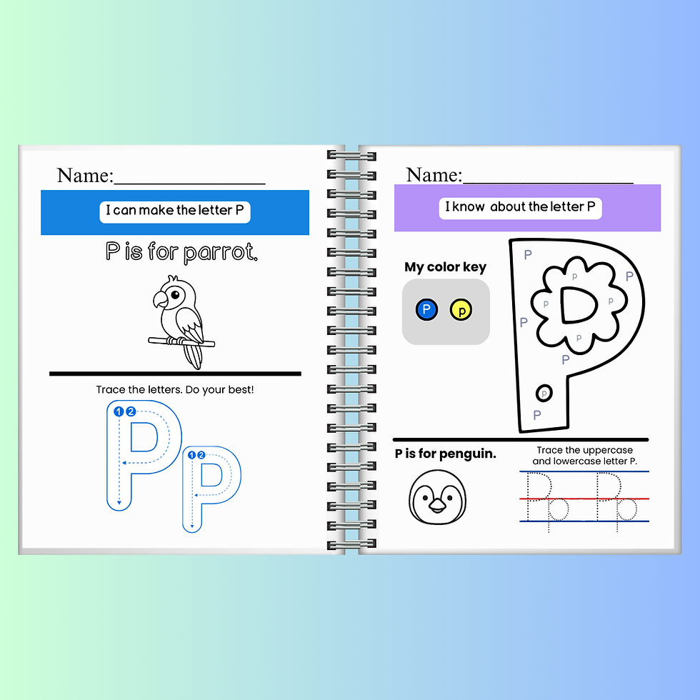 Thumbnail: Ready-to-Learn Letters: A Beautiful Alphabet Tracing & Color-by-Letter Workbook