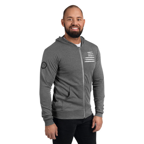 【 】 Flag Regular Hood Zip Up ★ Regular Fit Flag Unisex zip hoodie | Tshirtandco