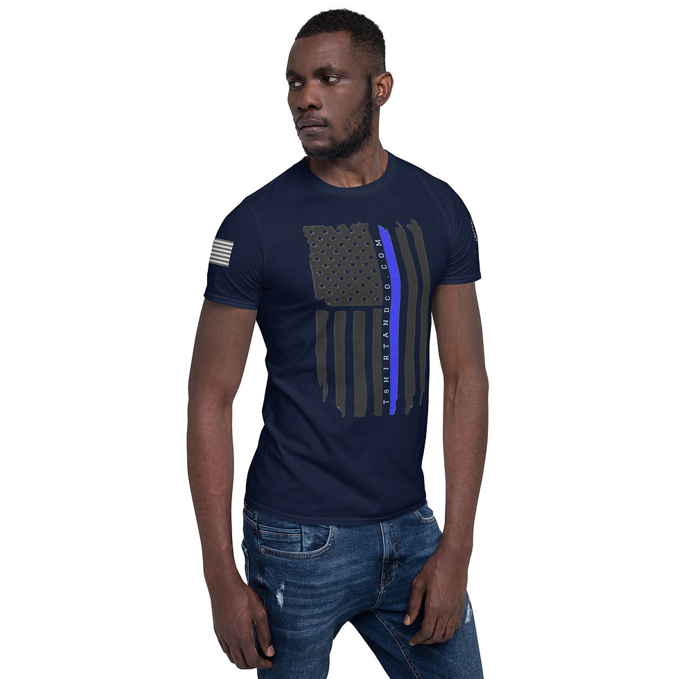 Thumbnail: Flag Elite Vertical Short-Sleeve Unisex T-Shirt
