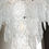 Thumbnail: Large Clear Murano Hammered Texture Glass Chandelier