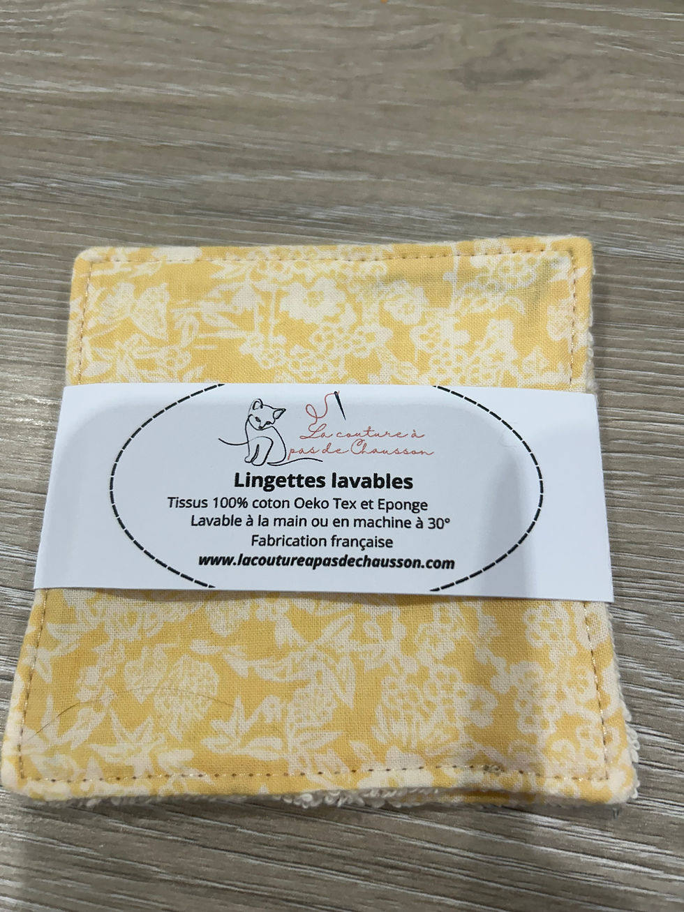 Miniature : Lingettes démaquillantes coton