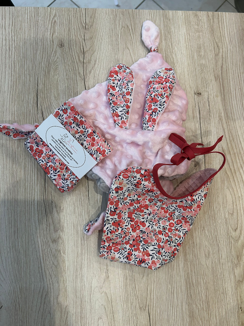 Miniature : Kit de naissance – Fleurs roses