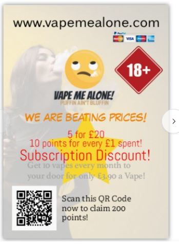VapemealoneFlyer