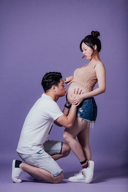 [懷孕] 板橋孕婦寫真推薦-自然捲