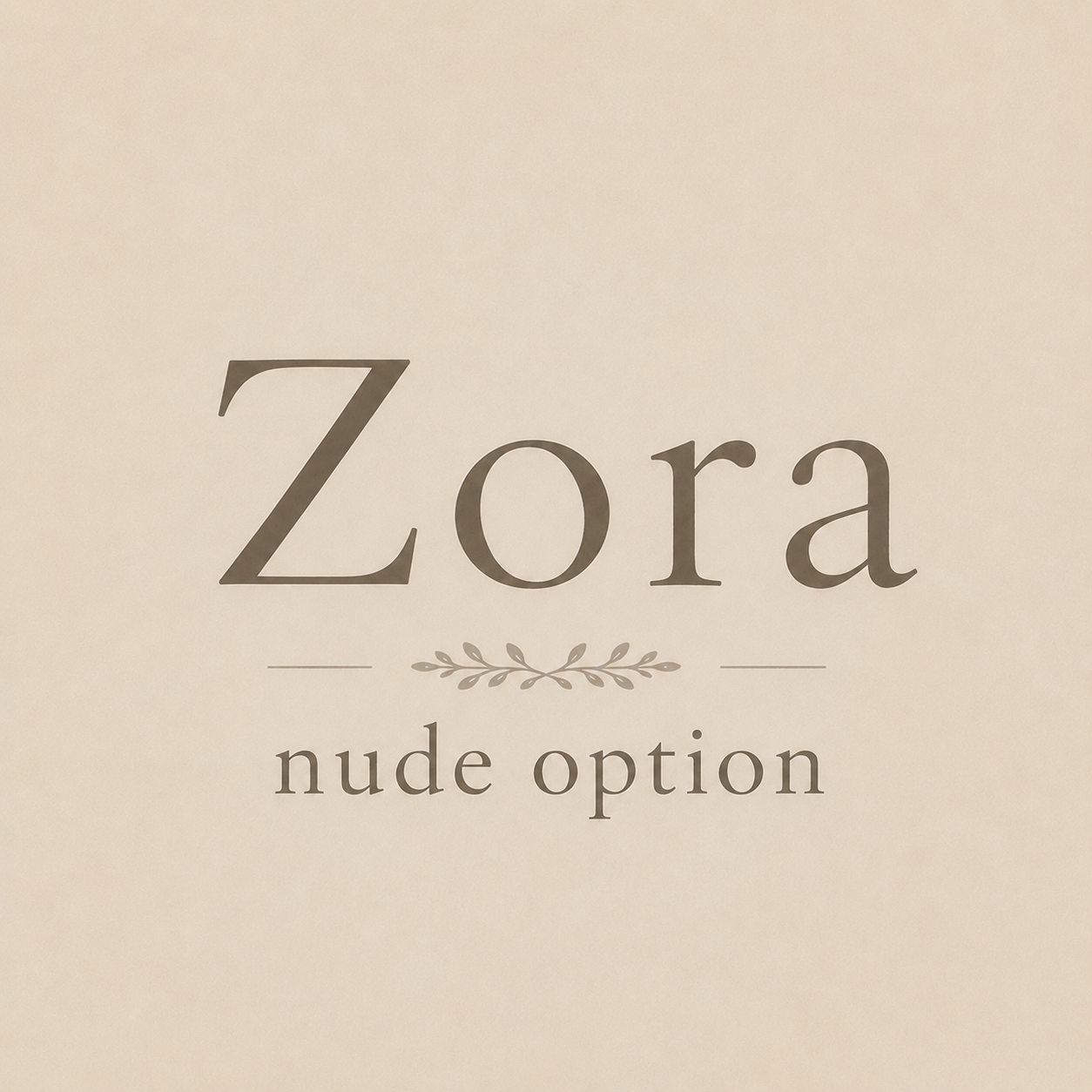 ZORA Nude with faceup