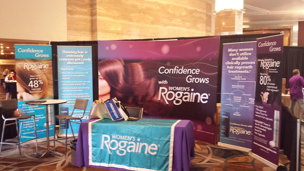 Womens Rogaine Display