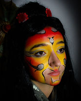 Frimoussette artistique, les plumes de pascaloux, les pinceaux de frimoussette, maquilleuse enfants, maquillage enfants, maqu