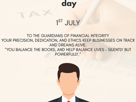 Happy Chartered Accountants' Day
