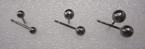 titanium ball earring