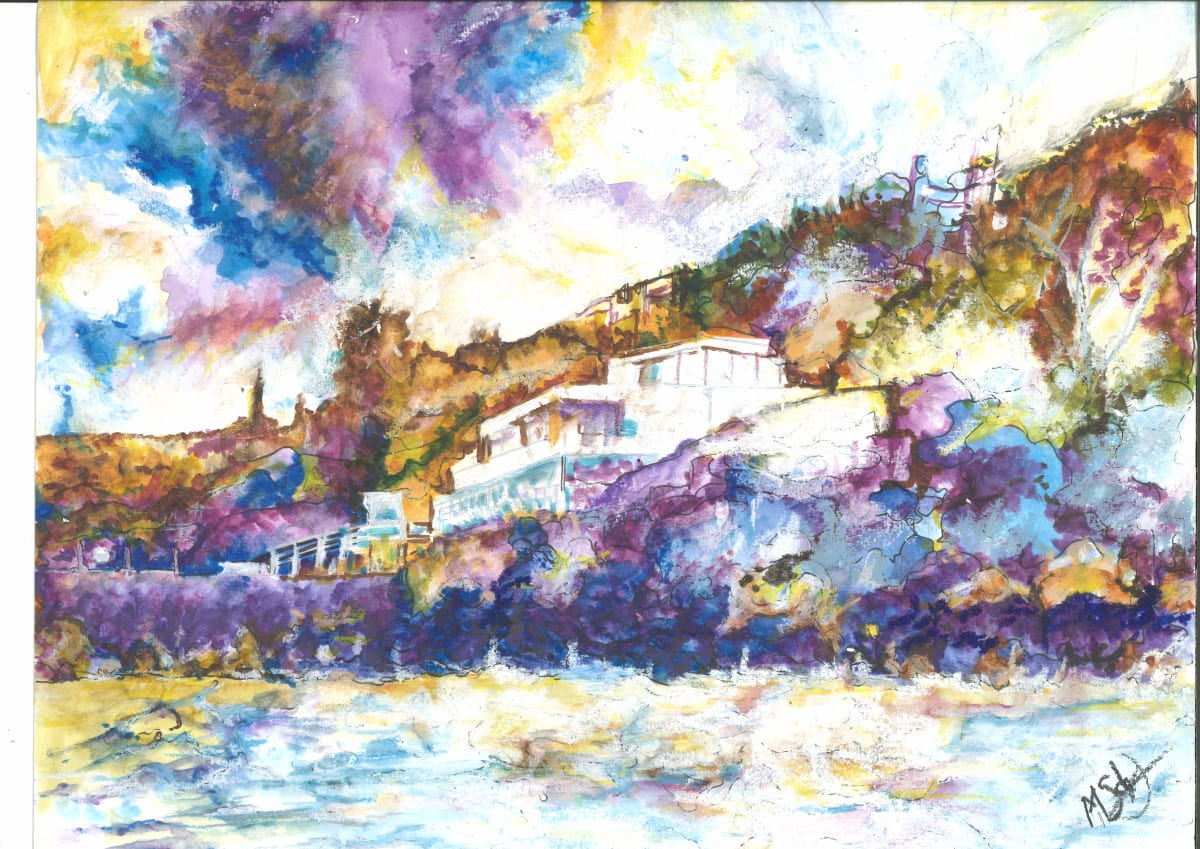 Valette Bathing Pool - View from a Kayak. Prints.