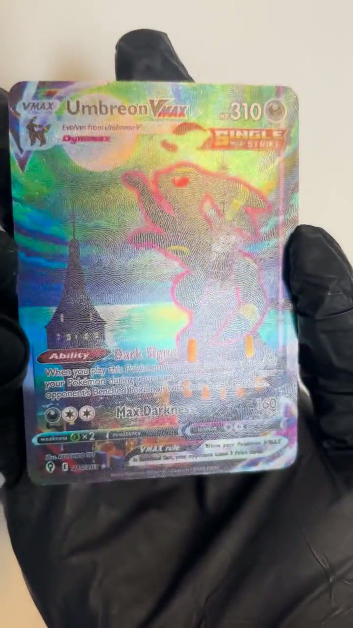 Thumbnail: Textured, Holographic Proxy Card Set: Eeveelutions vmax bundle