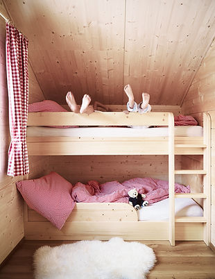 CASALPIN Chalet Etagenbett mit Kinderfüssen