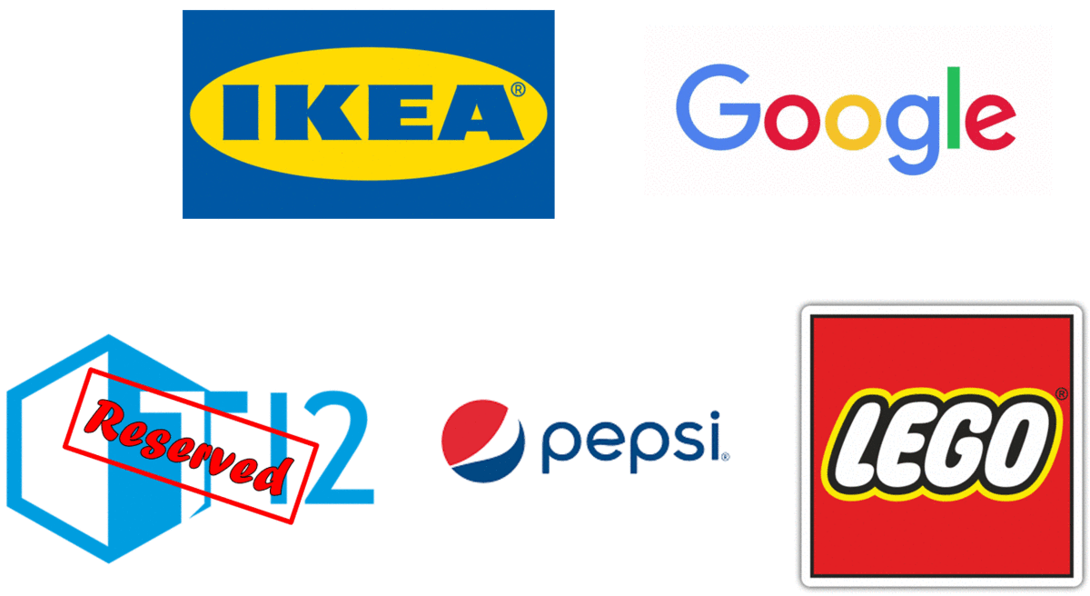 T12 logo with famous logos