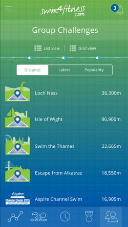 Choose your challenge list page
