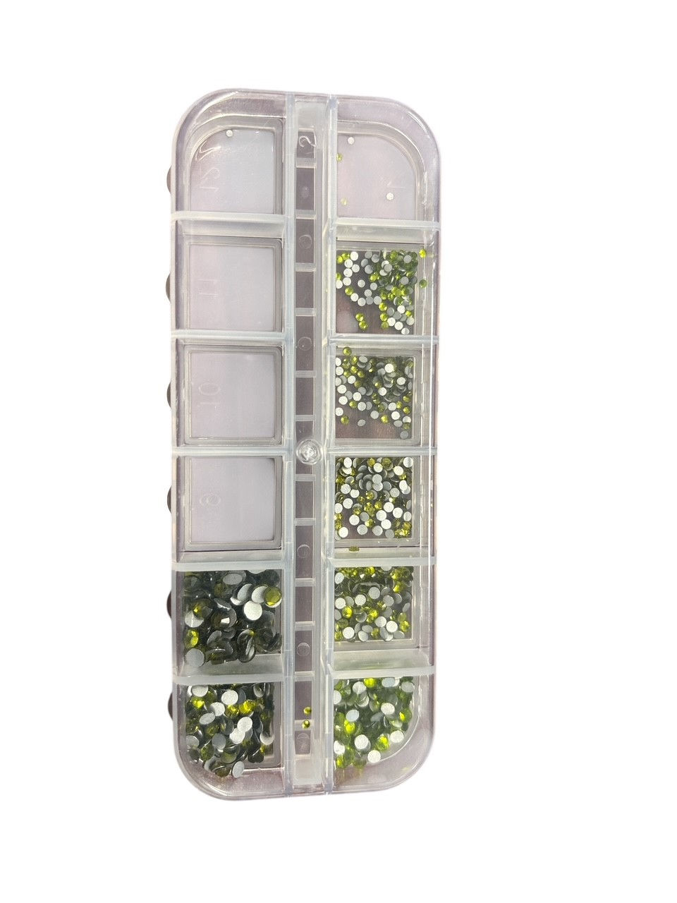 Fantaisie Rhinestone vert olive