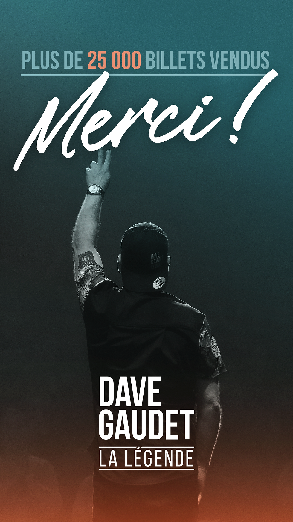 Merci pour les billets vendu, Dave Gaude, humoriste
