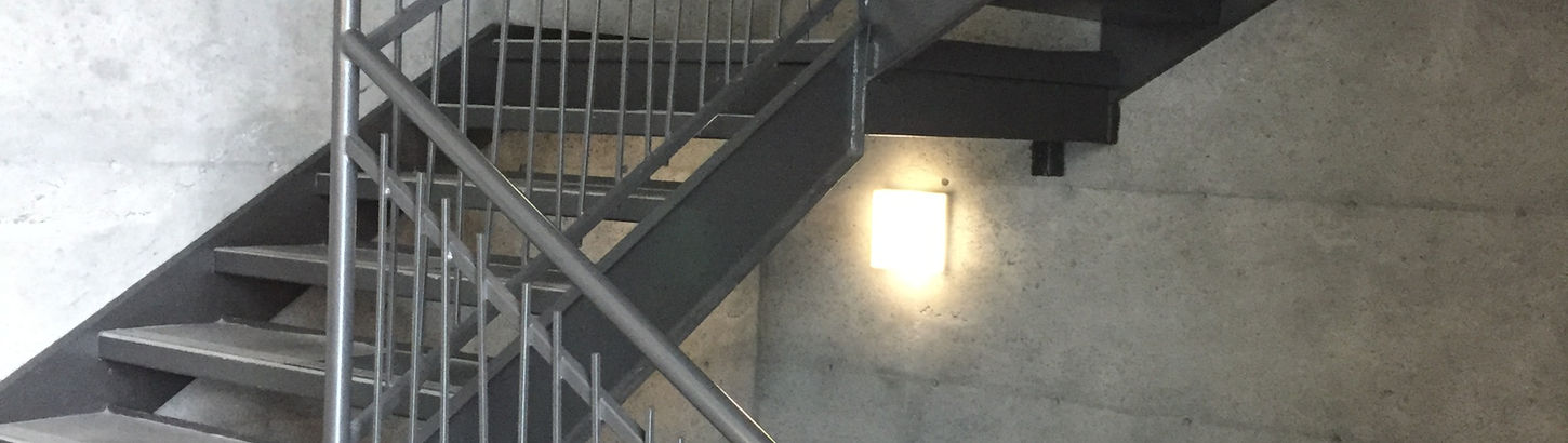 escalier panne béton