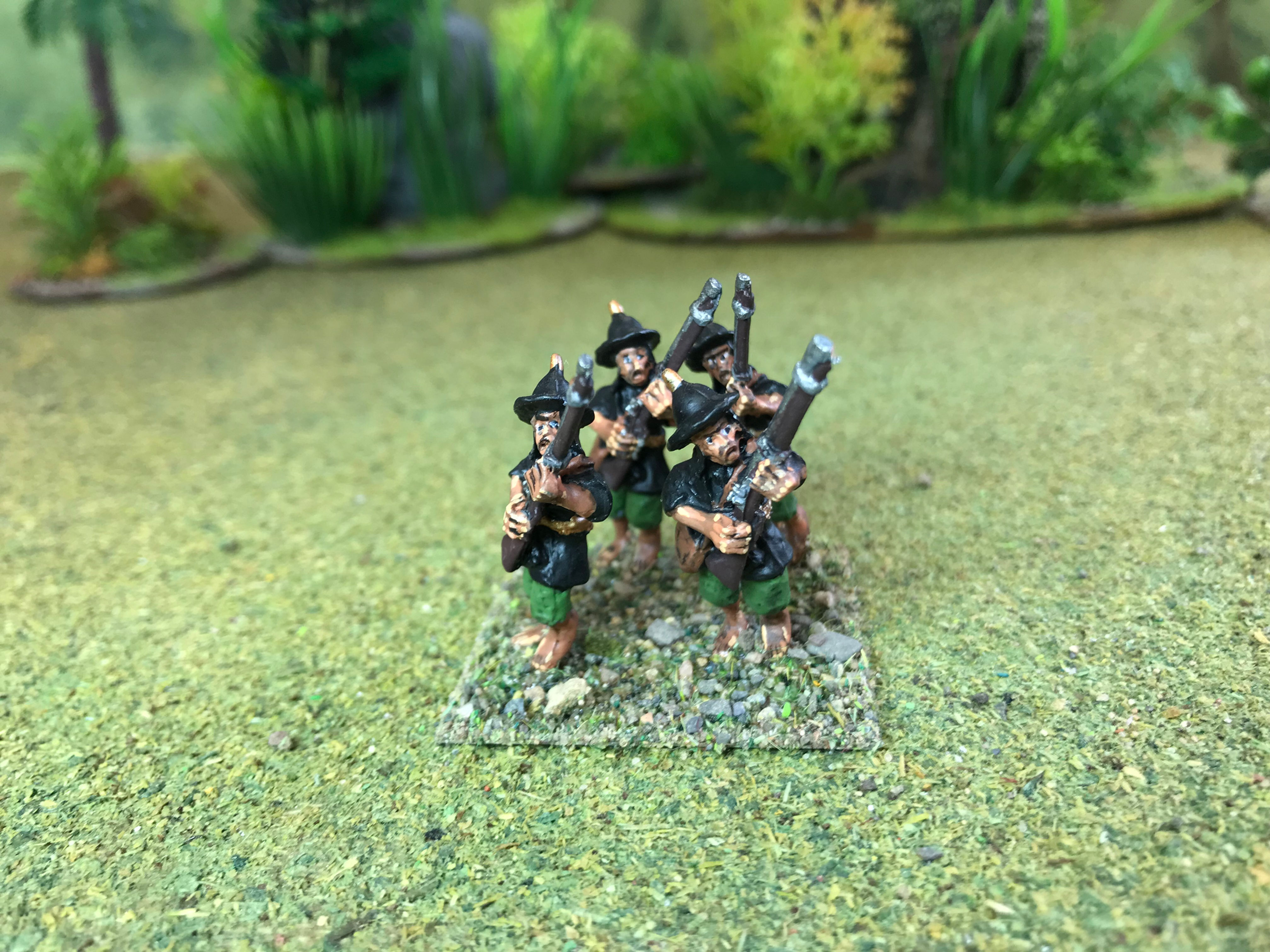 SE09 Regular Infantry with firearms advancing at port