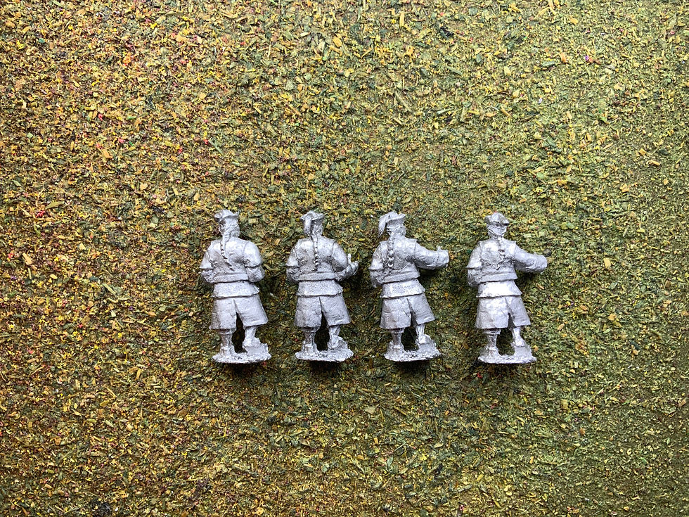 Thumbnail: CQ06 Green Standard Mandarin hat open handed standing