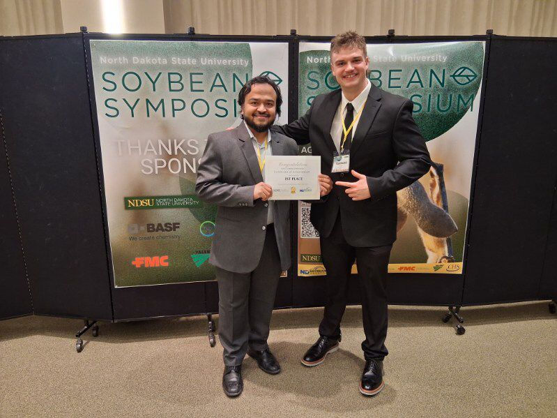 Congratulations to Faisal Ahmed for winning 1st Place in the Poster Presentation at the 2026 Soybean