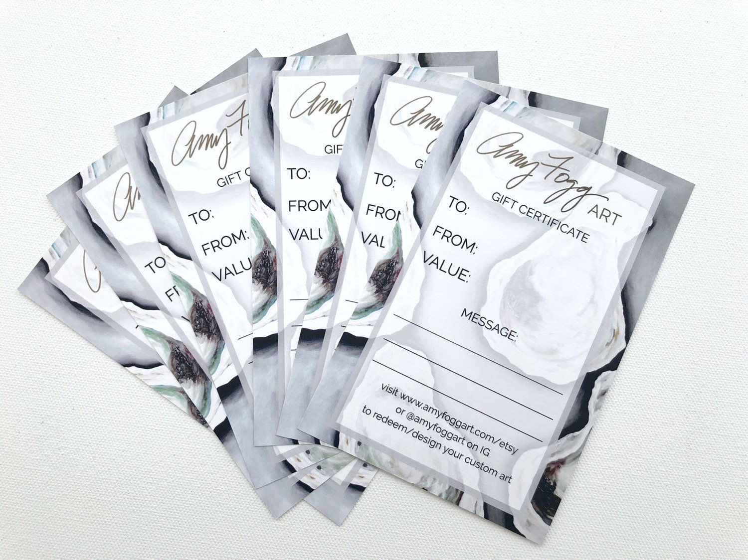 Oyster Gift Certificate (various price options )