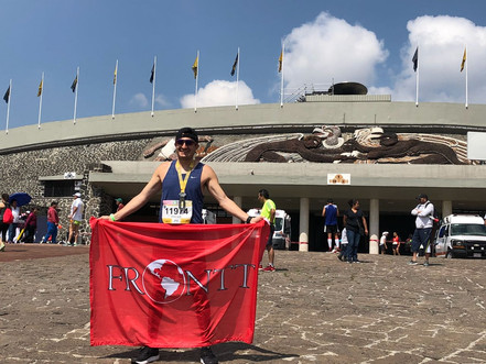Oscar Ojeda nos representa en la Maratón de México