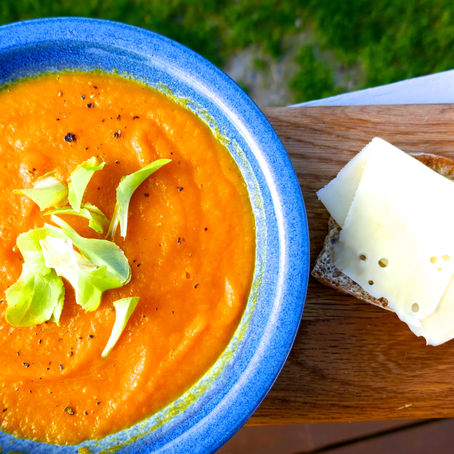 Oppskrift på Varmende Gulrotsuppe