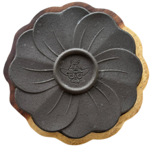 Volcanic Stone Flower Plate for Restaurants