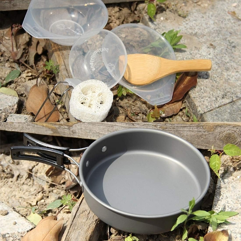 Thumbnail: Camping Cooking Set - 15 pcs Ultra Light Cookware