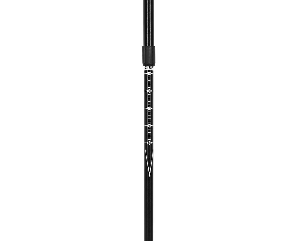Thumbnail: Adventra Hiking pole | Ultracompact | Ergonomic Grip | Adjustable ET1103 | Black