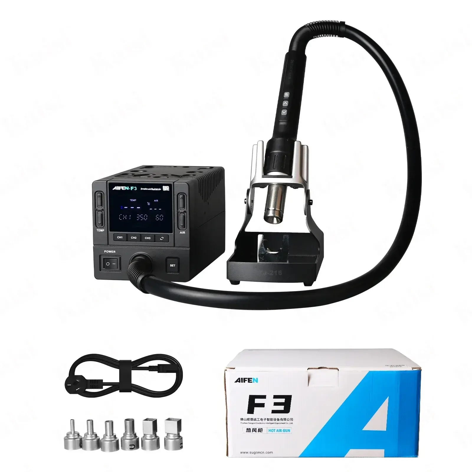Estacion de calor profesional 1000W Ref. Aifen F3