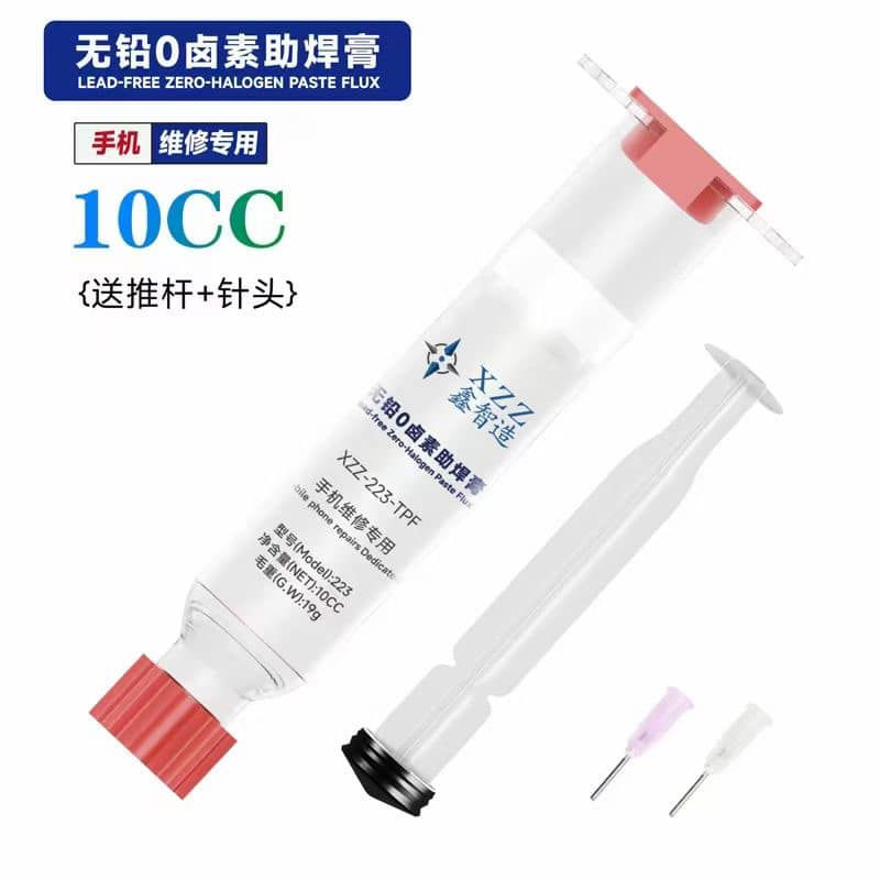 Flux sin plomo ni halogenos para BGA/MANTENIMIENTO ref. XZZ