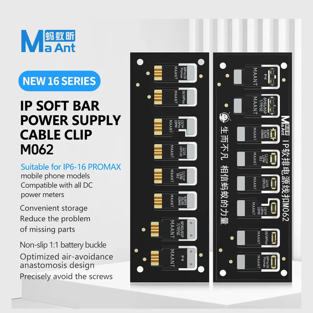 Set de conectores de encendido para Iphone 6-16PM MaAnt ref. M062