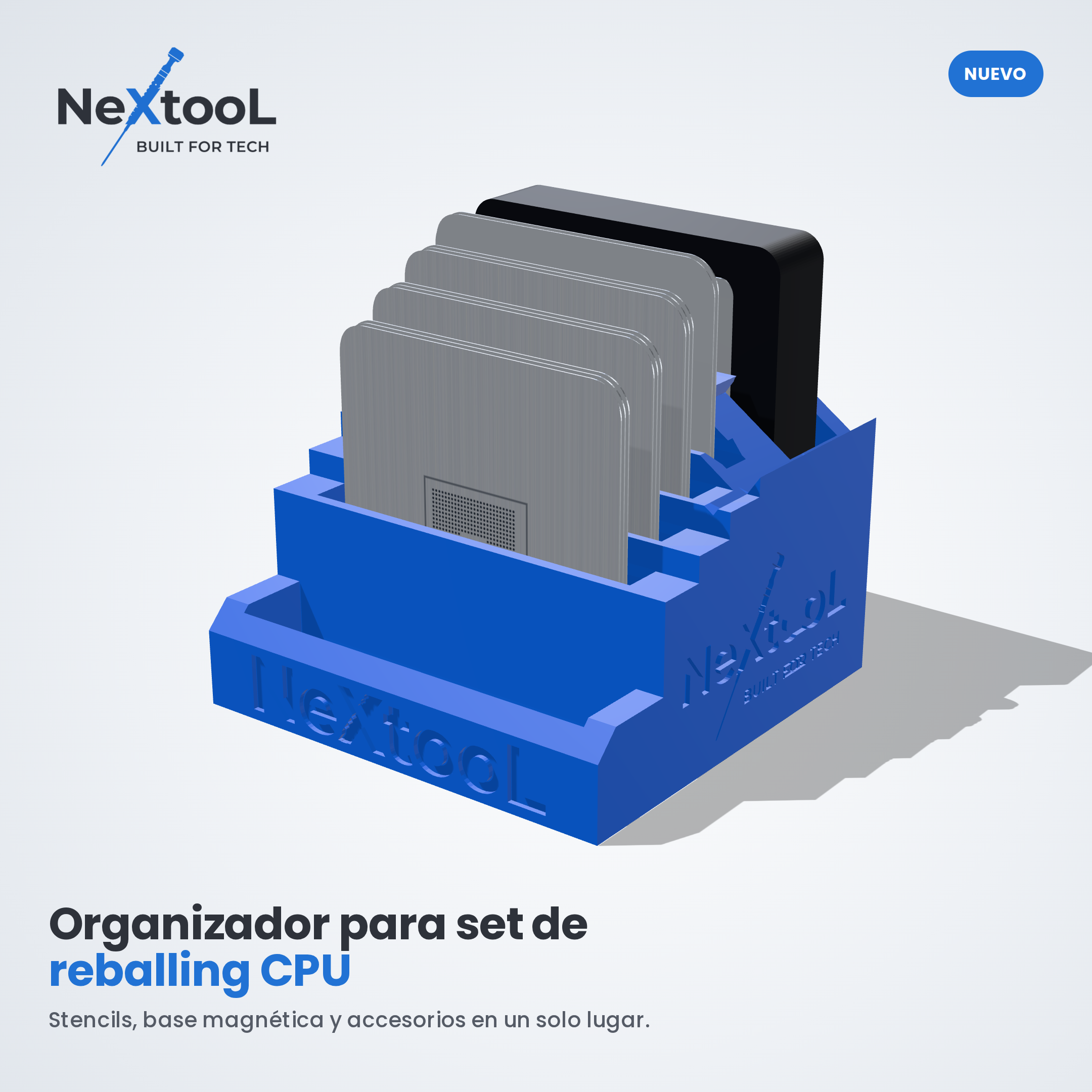 Organizador para kit mini Base y sus stencil de IPhone y Android Ref. Nextool