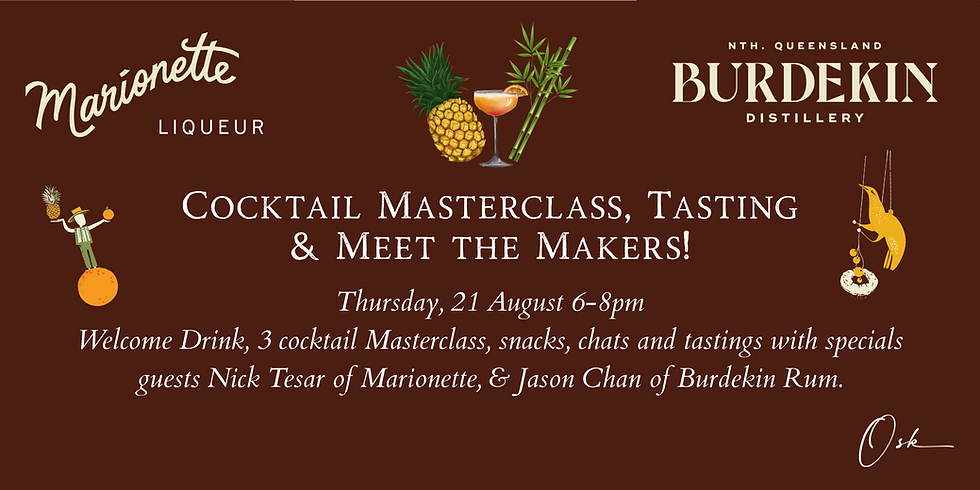 Burdekin Rum X Marionette Liqueur Masterclass