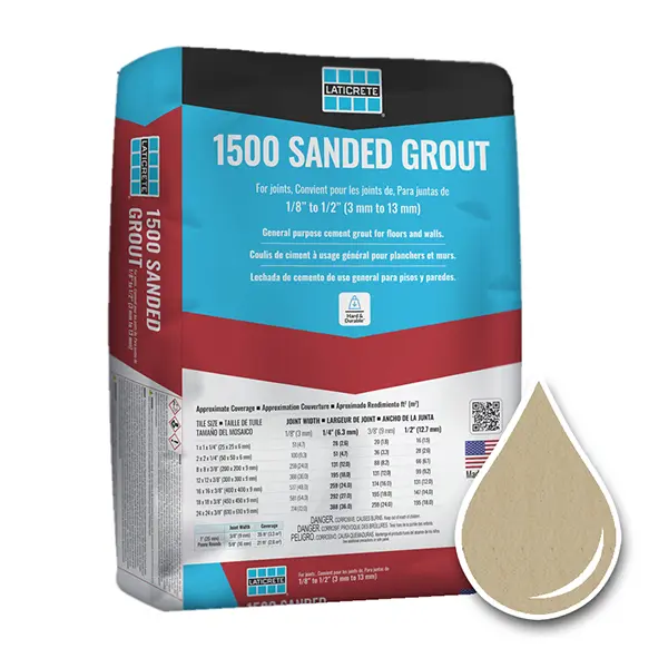 25lb Bag of Laticrete 1500 Sanded Grout in Latte #40 color