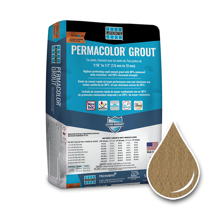 25lb Bag of LATICRETE Permacolor grout in Sand Beige #30 color