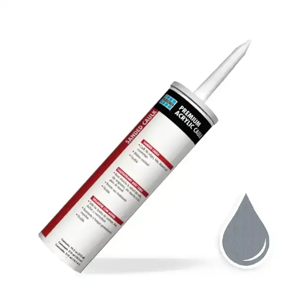 Laticrete Sanded Caulk in Slate Grey #91 (10.5oz Tube) - Premium Acrylic