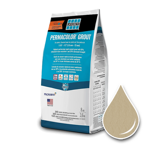 8lb Bag of LATICRETE Permacolor grout in Latte #40 color