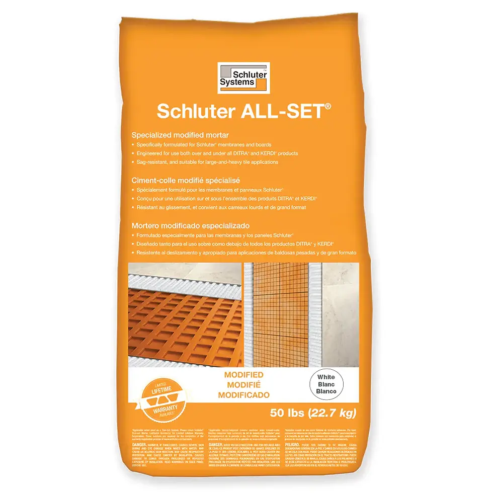 Schluter All-Set Modified Thin-Set Mortar